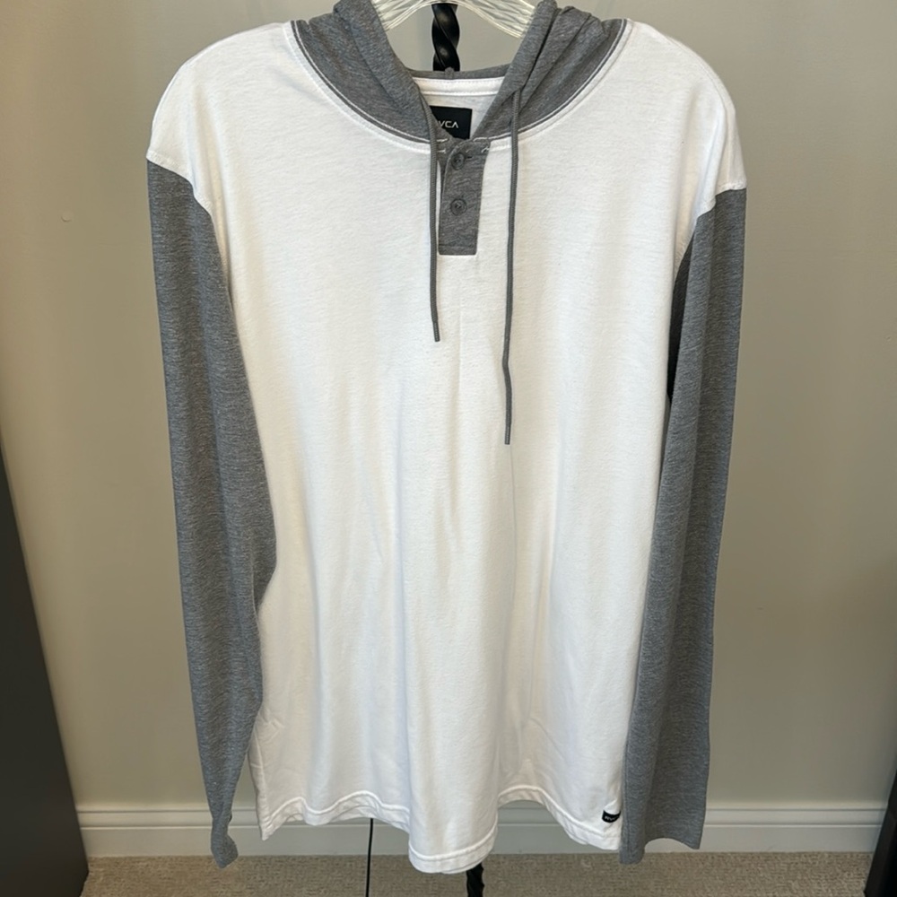 RCVA Pick Up Henley Hoodie - Large